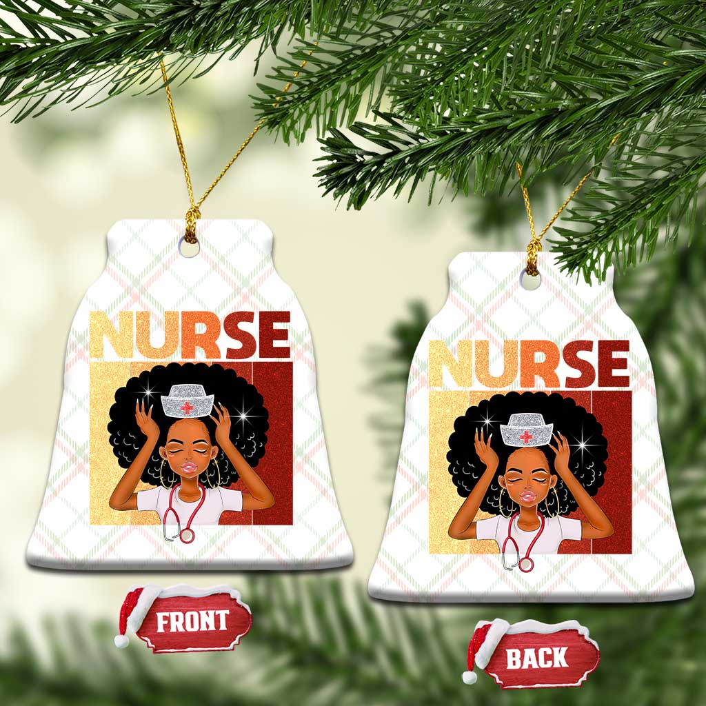 Strong Black Nurse Ceramic Ornament Black History Medical Professional Gift TS12 Print Your Wear