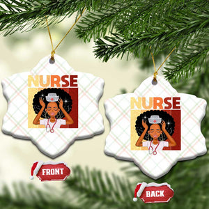 Strong Black Nurse Ceramic Ornament Black History Medical Professional Gift TS12 Print Your Wear