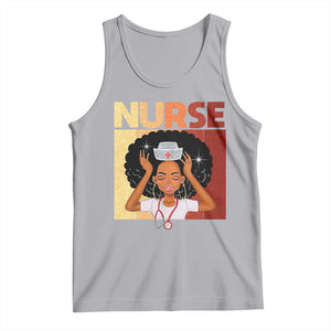 Strong Black Nurse Tank Top Black History Medical Professional Gift TS12 Athletic Heather Print Your Wear