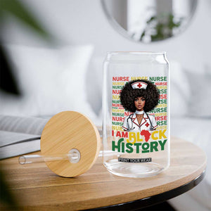 I Am Black History Glass Can Black History Month Nurse Gift TS12 Print Your Wear