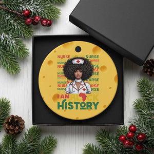 I Am Black History Ceramic Ornament Black History Month Nurse Gift TS12 1pc Yellow Cheese Print Your Wear