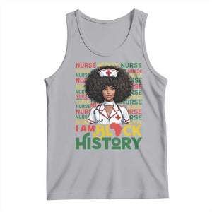 I Am Black History Tank Top Black History Month Nurse Gift TS12 Athletic Heather Print Your Wear