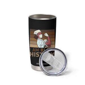 Proud Black Nurse Tumbler Cup I Am Black History TS12 Print Your Wear