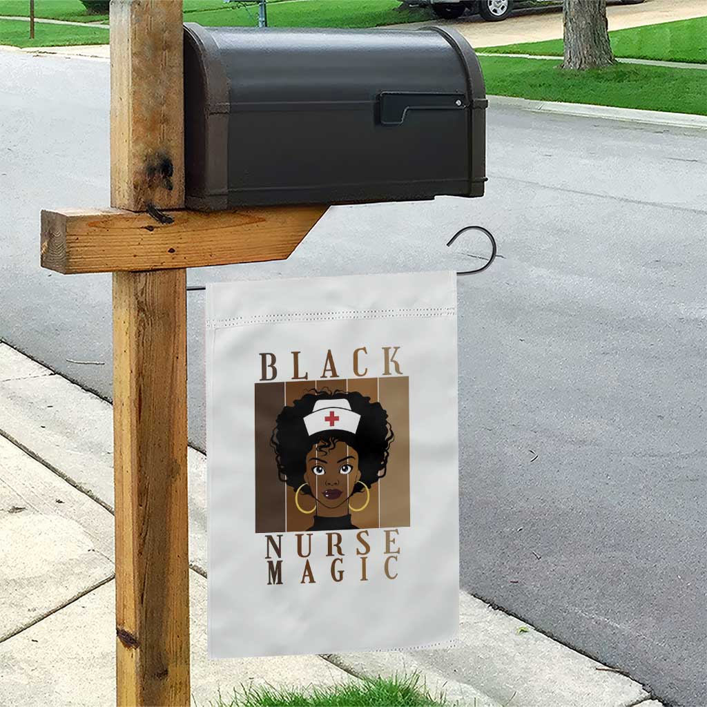 Black Nurse Magic Garden Flag Black History Month Nurse Gift TS12 Print Your Wear