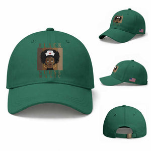 Black Nurse Magic Baseball Cap Black History Month Nurse Gift TS12 Baseball Cap Universal Fit Irish Green Print Your Wear
