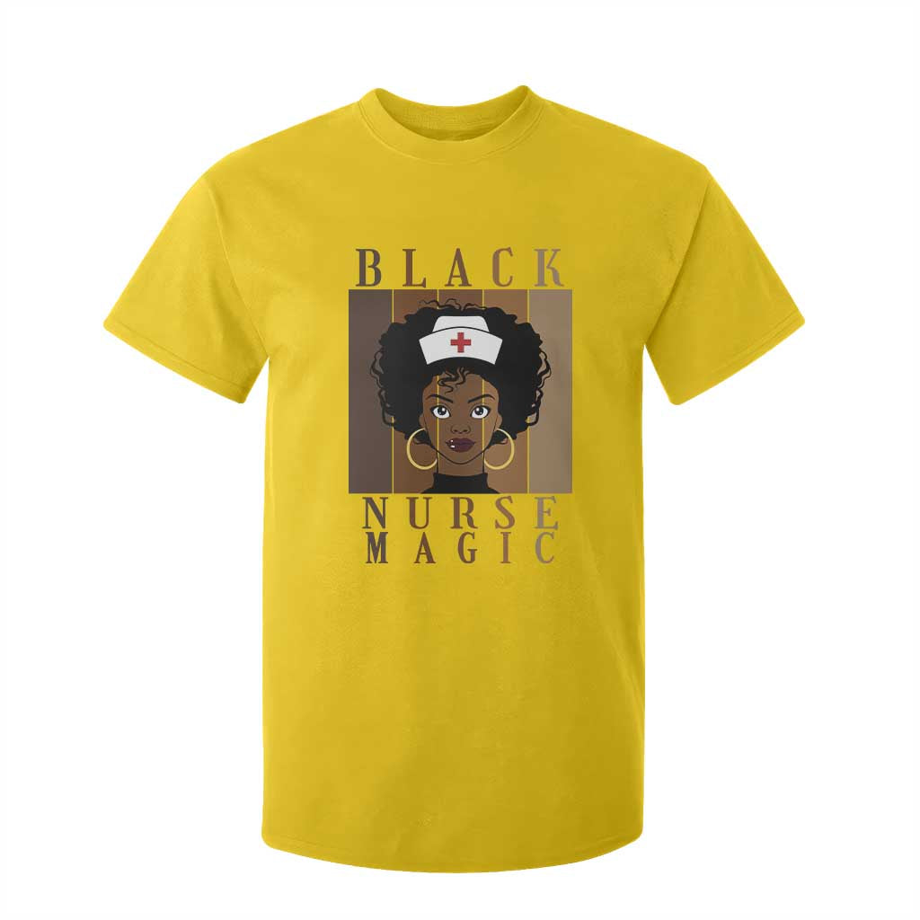Black Nurse Magic T Shirt For Kid Black History Month Nurse Gift TS12 Daisy Print Your Wear