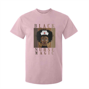 Black Nurse Magic T Shirt For Kid Black History Month Nurse Gift TS12 Light Pink Print Your Wear