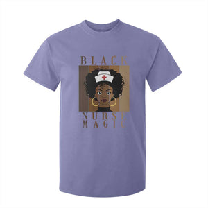 Black Nurse Magic T Shirt For Kid Black History Month Nurse Gift TS12 Violet Print Your Wear