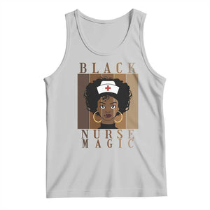 Black Nurse Magic Tank Top Black History Month Nurse Gift TS12 Ash Print Your Wear