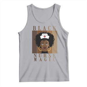 Black Nurse Magic Tank Top Black History Month Nurse Gift TS12 Athletic Heather Print Your Wear