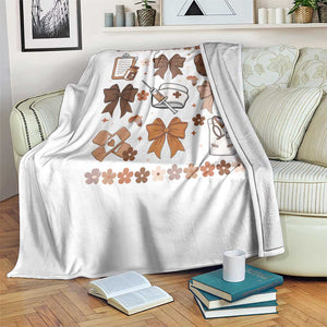 Proud Black Nurse Throw Blanket Gift For African Nurse Black History TS12 Print Your Wear