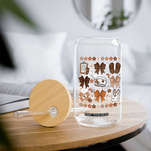 Proud Black Nurse Glass Can Gift For African Nurse Black History TS12 Print Your Wear