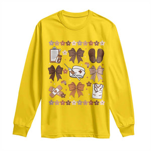 Proud Black Nurse Long Sleeve Shirt Gift For African Nurse Black History TS12 Daisy Print Your Wear