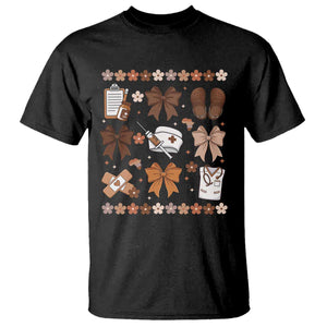 Proud Black Nurse T Shirt Gift For African Nurse Black History TS12 Black Print Your Wear