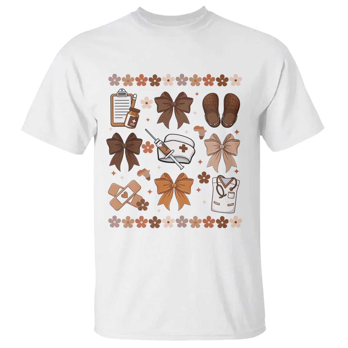 Proud Black Nurse T Shirt Gift For African Nurse Black History TS12 White Print Your Wear