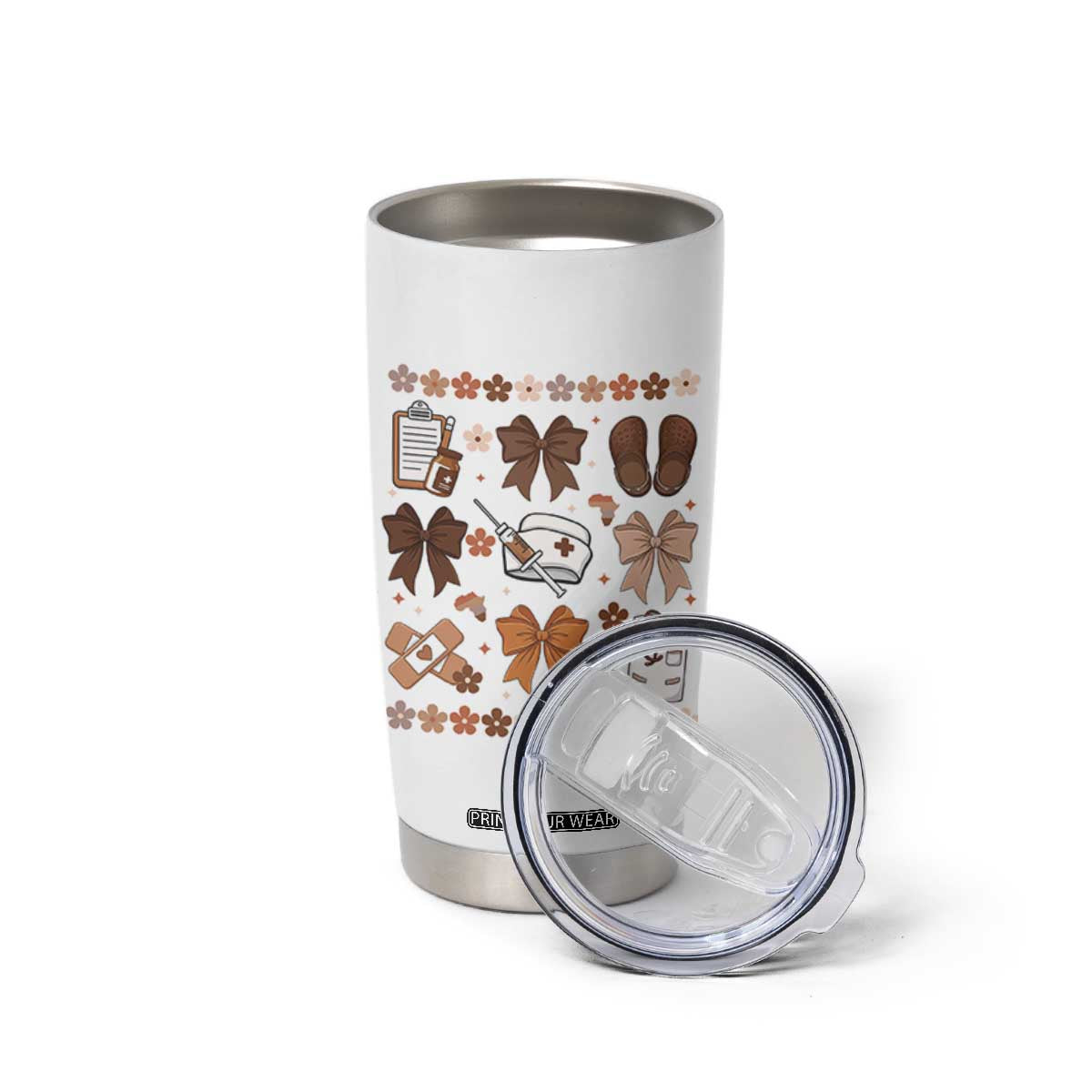 Proud Black Nurse Tumbler Cup Gift For African Nurse Black History TS12 Print Your Wear