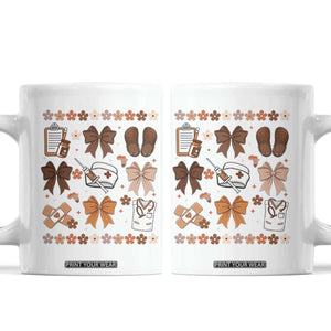 Proud Black Nurse Coffee Mug Gift For African Nurse Black History TS12 White Print Your Wear