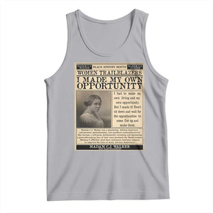 Madam C.J. Walker Tank Top I Made My Own Opportunity TS12 Athletic Heather Print Your Wear