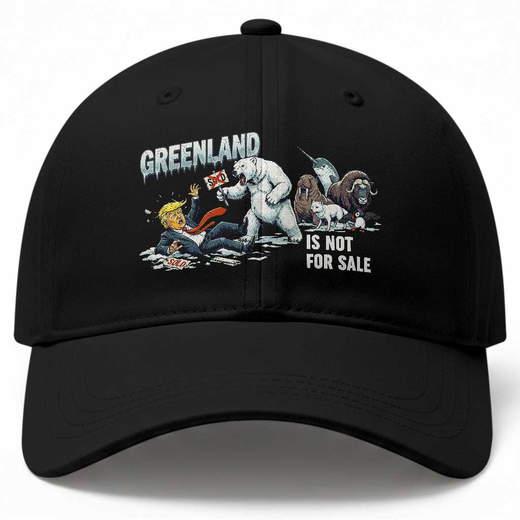 Greenland Not For Sale Baseball Cap Political Humor Gift TS12 Print Your Wear
