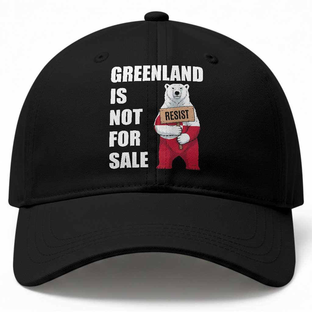 Greenland Not For Sale Baseball Cap Anti Authoritarian Political Gag Gift TS12 Print Your Wear