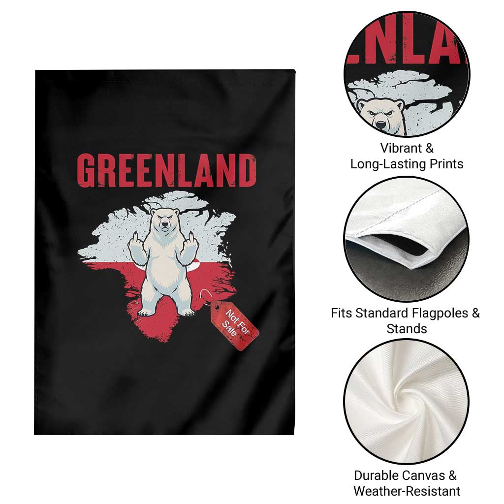 Greenland Is Not For Sale Garden Flag Support Greenlander Gift TS12 Print Your Wear