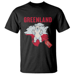 Greenland Is Not For Sale T Shirt Support Greenlander Gift TS12 Black Print Your Wear