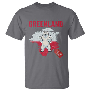 Greenland Is Not For Sale T Shirt Support Greenlander Gift TS12 Charcoal Print Your Wear