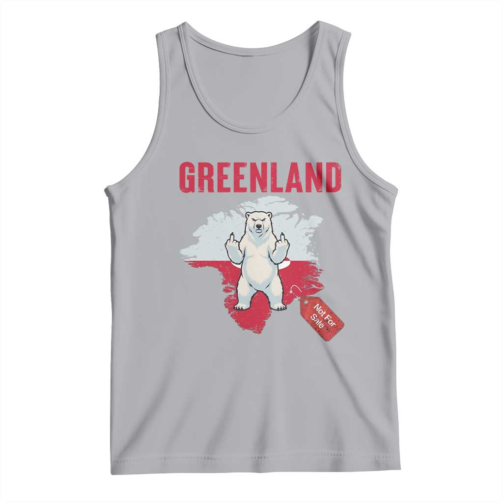 Greenland Is Not For Sale Tank Top Support Greenlander Gift TS12 Athletic Heather Print Your Wear