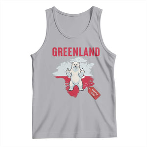 Greenland Is Not For Sale Tank Top Support Greenlander Gift TS12 Athletic Heather Print Your Wear