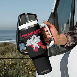Greenland Is Not For Sale Tumbler With Handle Support Greenlander Gift TS12 Print Your Wear