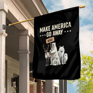 Make America Go Away Garden Flag Greenland Support Gift TS12 Print Your Wear