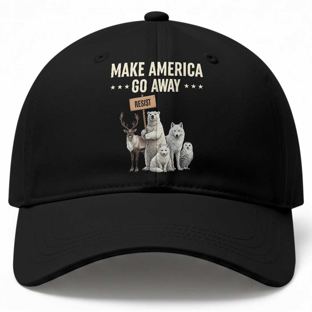 Make America Go Away Baseball Cap Greenland Support Gift TS12 Print Your Wear