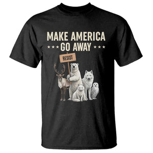 Make America Go Away T Shirt Greenland Support Gift TS12 Black Print Your Wear