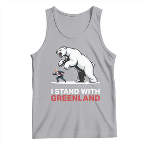 I Stand With Greenland Tank Top Anti Fascist Political Parody Gift TS12 Athletic Heather Print Your Wear