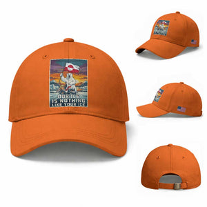 Funny Our Ice Is Nothing Like Your Ice Baseball Cap Greenland Support Gift TS12 Baseball Cap Universal Fit Orange Print Your Wear