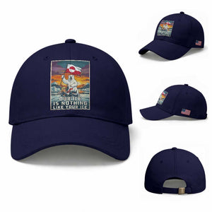 Funny Our Ice Is Nothing Like Your Ice Baseball Cap Greenland Support Gift TS12 Baseball Cap Universal Fit Dark Blue Print Your Wear