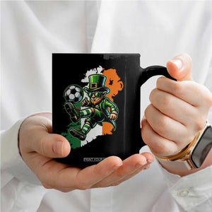 Funny Leprechaun Playing Soccer Coffee Mug St Patricks Day TS12 Print Your Wear