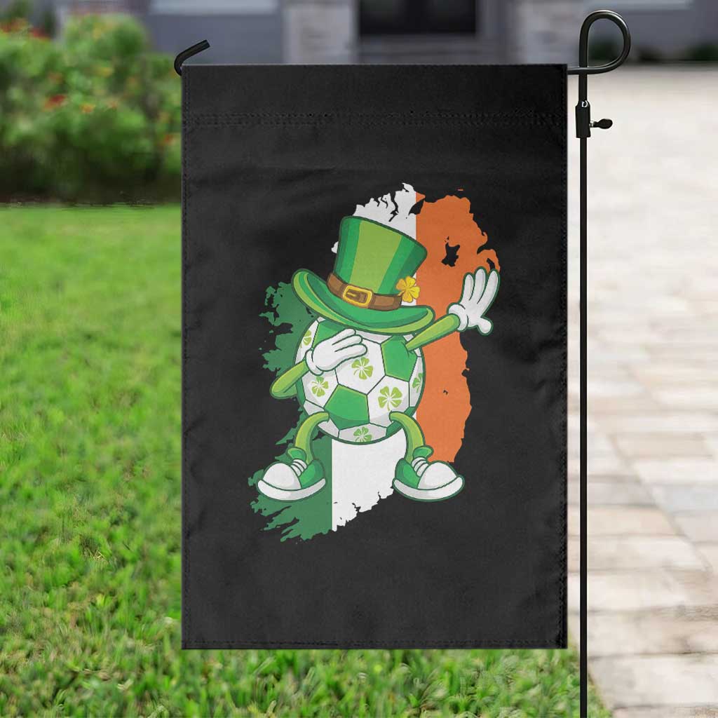 Funny Dabbing Soccer Ball Garden Flag St Patricks Day TS12 Print Your Wear