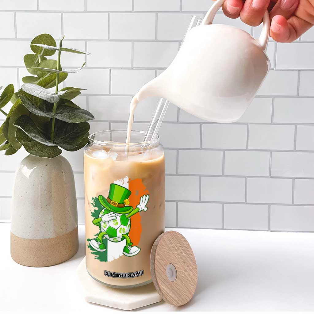 Funny Dabbing Soccer Ball Glass Can St Patricks Day TS12 Print Your Wear