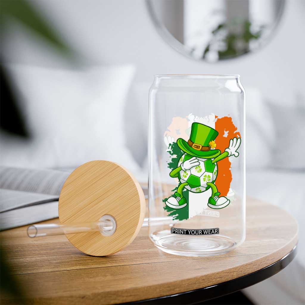 Funny Dabbing Soccer Ball Glass Can St Patricks Day TS12 Print Your Wear
