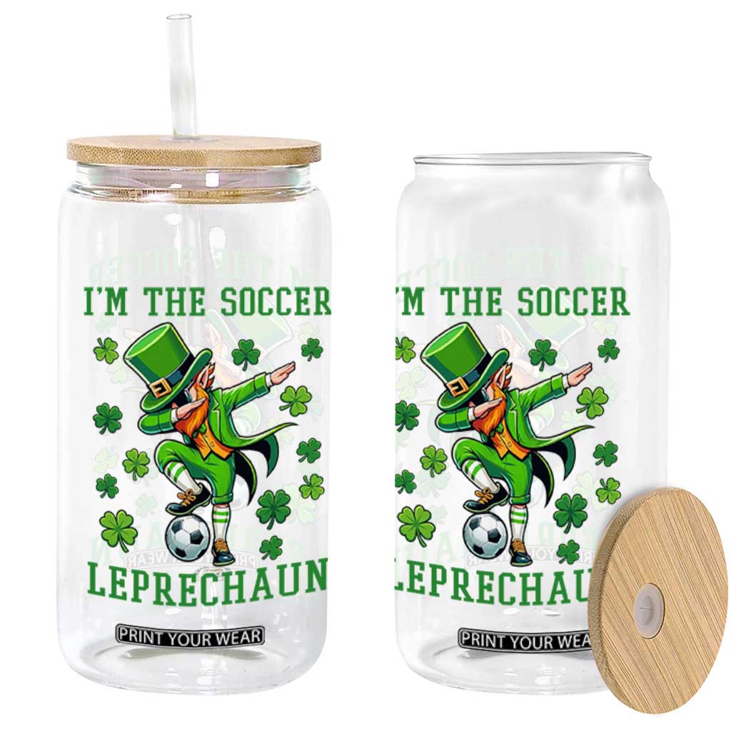 I Am The Soccer Leprechaun Glass Can Funny Irish Soccer TS12 Print Your Wear
