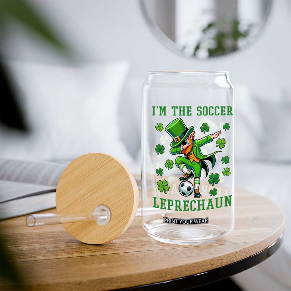 I Am The Soccer Leprechaun Glass Can Funny Irish Soccer TS12 Print Your Wear