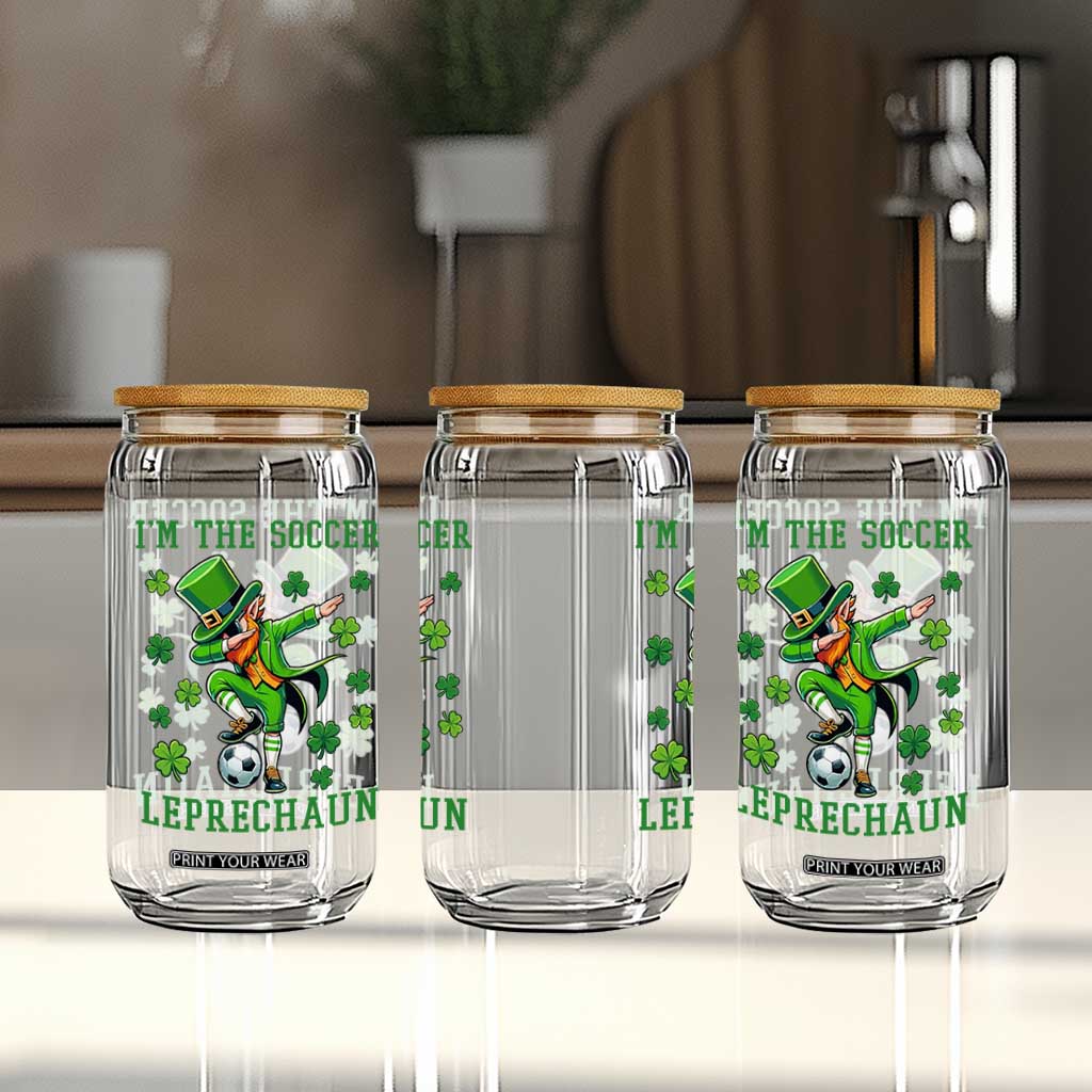 I Am The Soccer Leprechaun Glass Can Funny Irish Soccer TS12 Print Your Wear