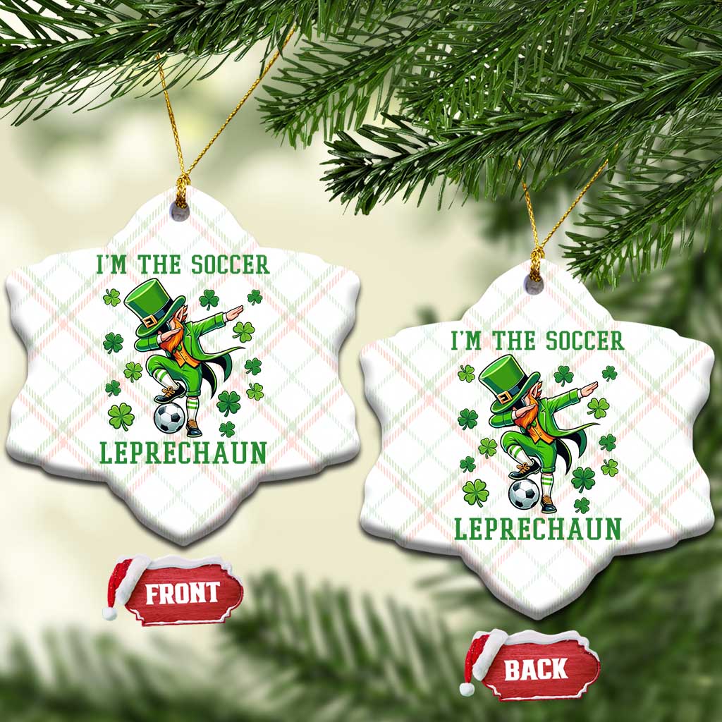 I Am The Soccer Leprechaun Ceramic Ornament Funny Irish Soccer TS12 Print Your Wear