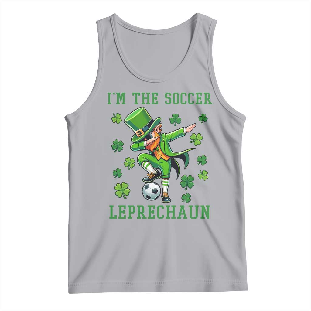 I Am The Soccer Leprechaun Tank Top Funny Irish Soccer TS12 Athletic Heather Print Your Wear