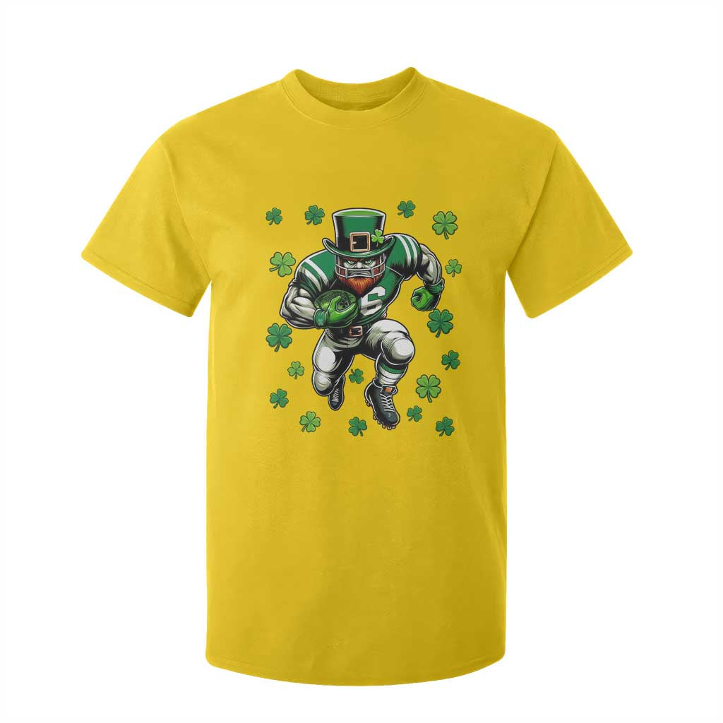 Leprechaun Football Dabbing Pose T Shirt For Kid Lucky Irish Gift TS12 Daisy Print Your Wear