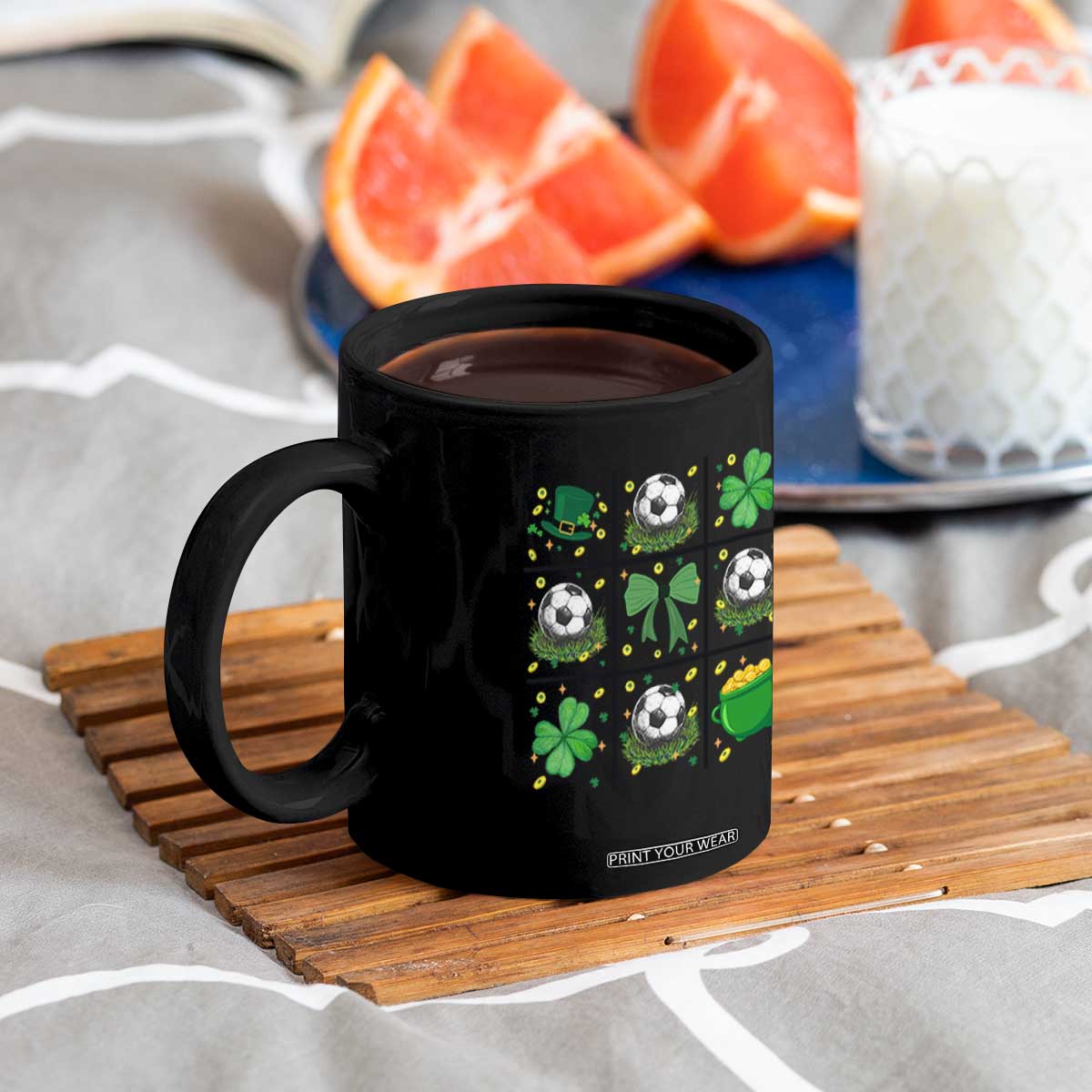 St Patricks Day Soccer Coffee Mug Irish Pride Gift TS12 Print Your Wear