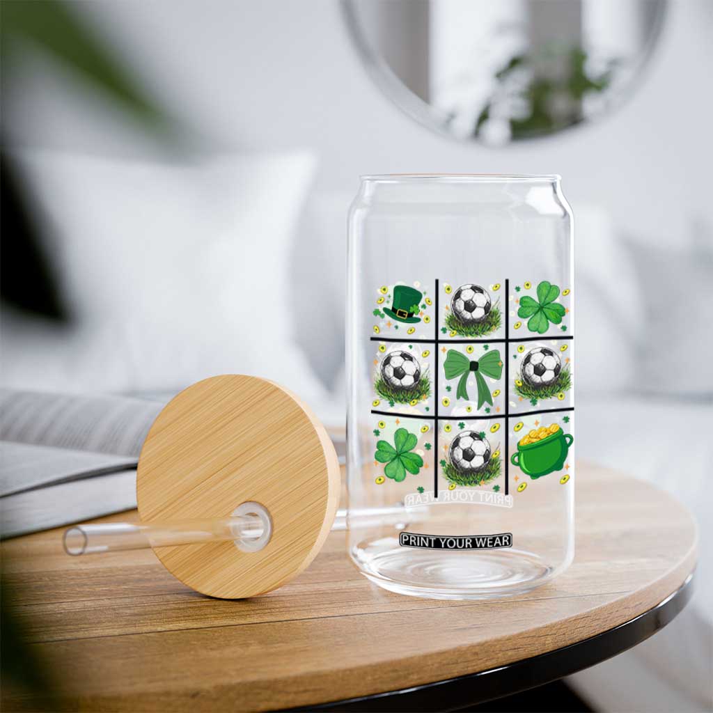 St Patricks Day Soccer Glass Can Irish Pride Gift TS12 Print Your Wear