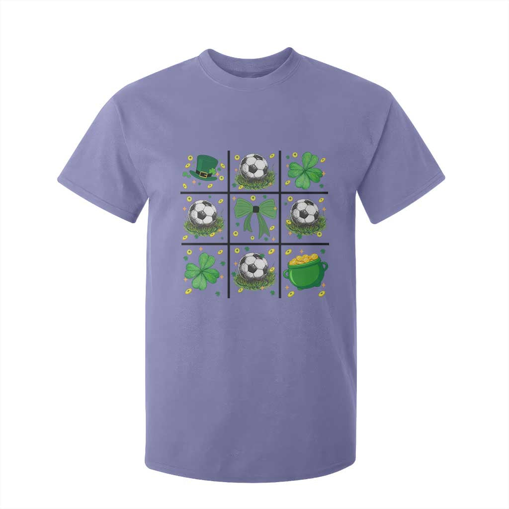 St Patricks Day Soccer T Shirt For Kid Irish Pride Gift TS12 Violet Print Your Wear