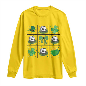 St Patricks Day Soccer Long Sleeve Shirt Irish Pride Gift TS12 Daisy Print Your Wear